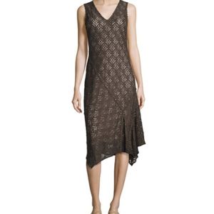 Nic + Zoe dark truffle dress slip included stunner